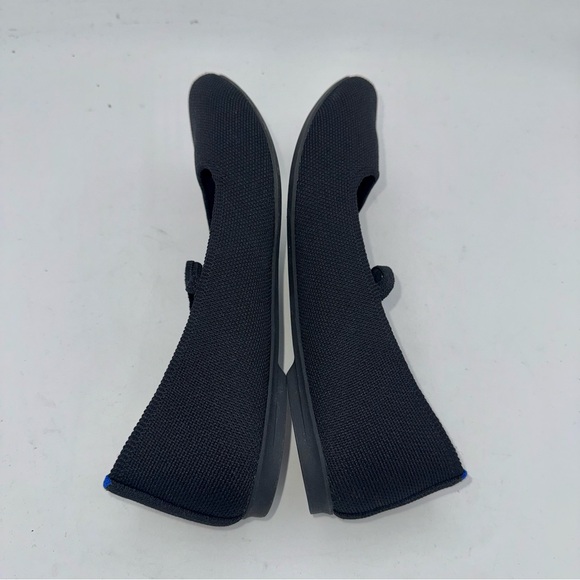 Rothy’s - women’s The Max square Mary Jane flat black knit slip on shoes Size 7 - Picture 7 of 9